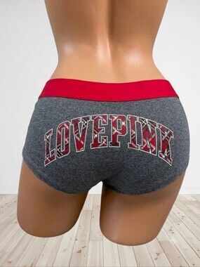 Victoria's Secret PINK Logo Cotton Shortie Panties M NWT